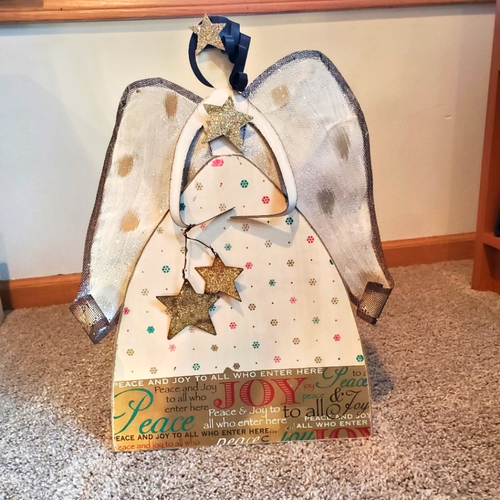 Peace Joy Angel Decor